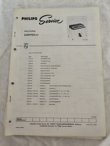 Philips service philicorda - philips,