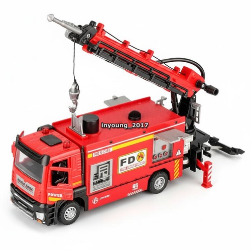 Feuerwehrauto mit leiter - mit,