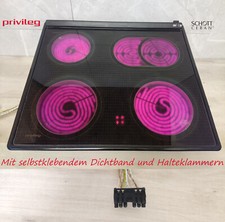 Privileg 55CAD06ZO Kochfeld mit Schott Ceran® Glaskeramik.Mit Gewährleistung