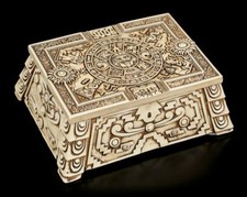 Azteken schatulle mit - schatulle, maya
