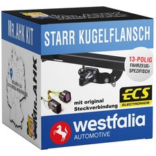 Westfalia Anhängerkupplung starr für Toyota Hilux VIII ab 16 mit 13polig spezi.