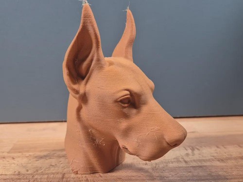 Dobermann büste realistic - dobermann,