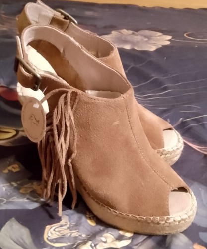 Leder sandaletten 38 - leder-sandaletten, gr.