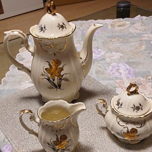 Porzellan kaffee set tlg - porzellan, 3-tlg