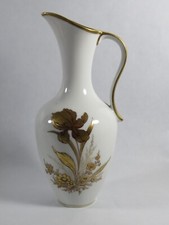 Vintage Lindner Kueps Bavaria 130/21 Vase Henkelvase Sylvia Porzellan 60er?