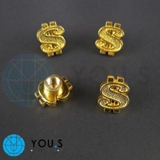 Lot of 4 Valve Caps Dollar