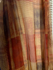 Fenster DekoStore Schlaufenschal mediterrant weiche Brauntöne 145x230