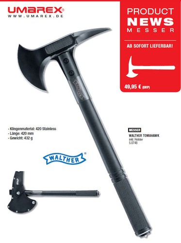 Walther tactical tomahawk axt - walther, tactical-tomahawk