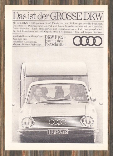 Dkw 102 reklame - dkw,