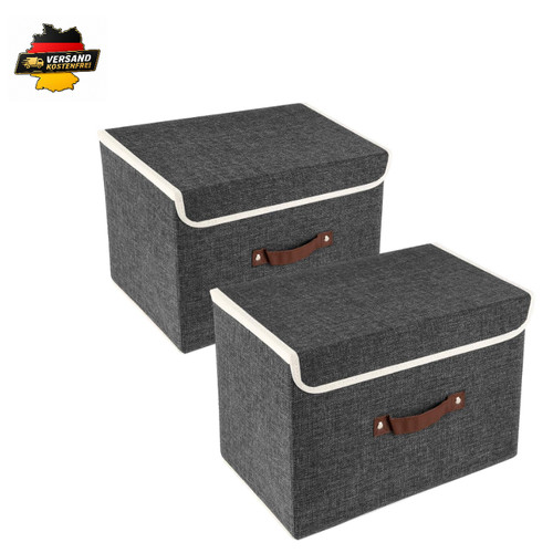 Faltbare aufbewahrungsbox mit - faltbare,