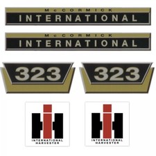 IHC International 323 Gold Klein - Traktor Schlepper Aufkleber Klebefolie