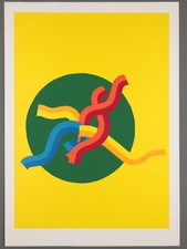 Erwin Reiter handsigniert nummeriert Siebdruck "Englischer Keimling" 62 x 44 cm