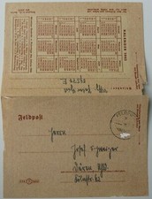 6 Feldpostbriefe nach Düren