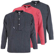 modAS Unisex Fischerhemd Basic Line Finkenwerder-Stil Seemann-Hemd mit Streifen