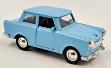 ? Trabant 601 Pullback Modellauto hellblau – Türen zum Öffnen, DDR-Style Retro