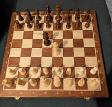 Schachspiel Schachbrett Holz