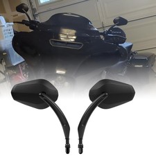 Schwarz Motorrad Spiegel