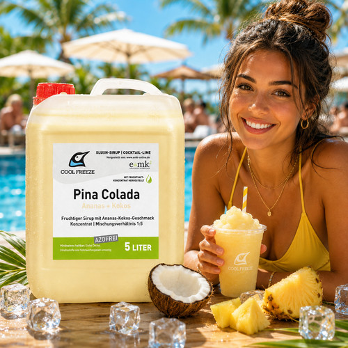 Pina colada slush eis - pina, sirup