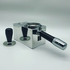 Tamperstation Alu poliert Siebträger BFC LAMARZOCCO ECM ROCKET E61 Geschenk