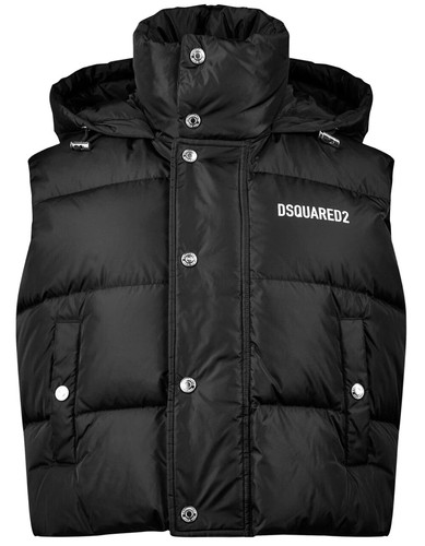Dsquared2 logo down vest gilet - dsquared2,