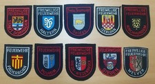 Feuerwehr-Ärmelabzeichen Konvolut Nordrhein-Westfalen