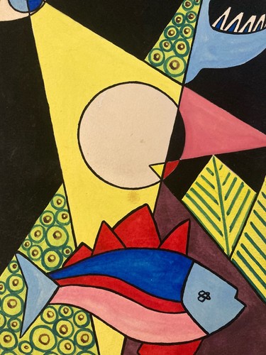 Schöne zeichnung gouache - schöne,