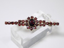 Elegante Damen Brosche Granat