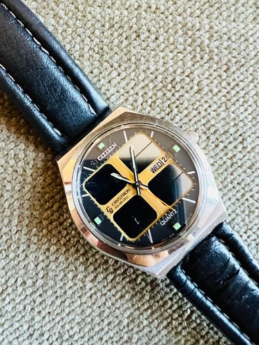 Vintage citizen crystron solar - vintage,