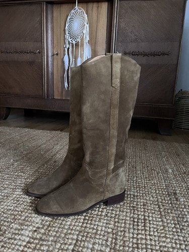 Flache stiefel reitstil - stiefel,