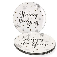 6 Platzteller Happy New Year
