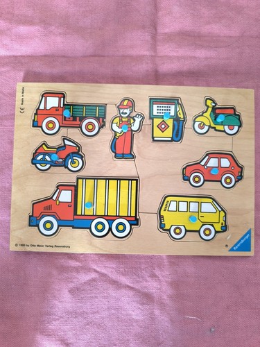 Vintage holz steckpuzzle - vintage, otto