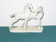 Hutschenreuther Porzellan Figur "Pferdepaar" Pferde Entwurf K.Tutter !