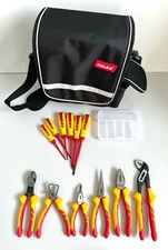 Holex Garant VDE Schraubendreher Seitenschneider Wasserpumpen Elektrikertasche