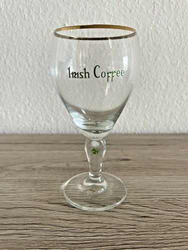 Irish coffee glas vintage mit - coffee,