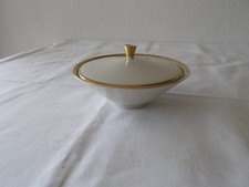 Deckeldose Elfenbein Porzellan