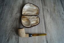 Genuine Block Meerschaumpfeife mit Etui 