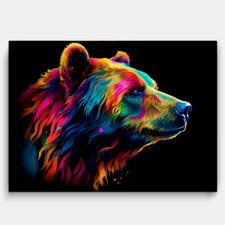 Wandbilder bunte Bär