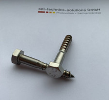 Holzschrauben DIN 571 8x50 mm - Sechskant Schlüsselschrauben Edelstahl A2