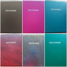 Zeugnismappe viele Farben