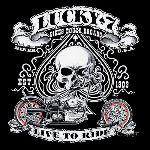 Biker shirt live - t-shirt,