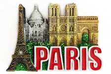 Kühlschrankmagnet Paris 3D -