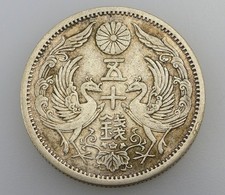 JAPAN - 50 Sen Silber - Taishō Jahr 13 - 1924 [35]