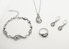 4Tlg. Schmuck Set, Halskette