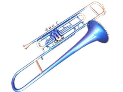 Sale trumbone blue - blue, brass
