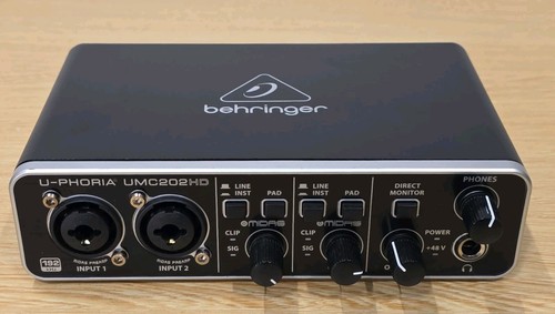 Behringer phoria umc202hd - behringer,