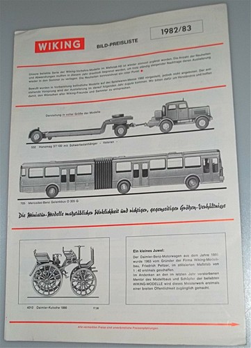Wiking 1982 katalog bild - wiking,