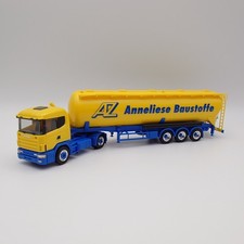 Herpa 265423 1:87 Scania 124L 400 Kippsilo Sattelzug Anneliese Baustoffe *SoMo*