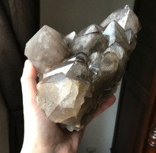 Top Rauchquarz Stufe!, Steinbruch Rohdenhaus in Wülfrath, Deutschland