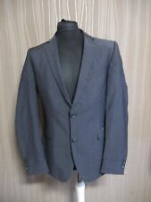 Strellson Herren Jacke Sakko Gr. 98 dunkelgrau Einreiher Mod. Rick James Wolle