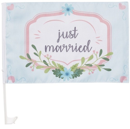 Autoflagge weddingflagge - autoflagge,